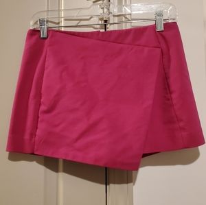 Express Assymetrical Hot Pink Skort Size 2